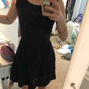 Black skater dress, target